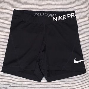 Black Nike Pro shorts